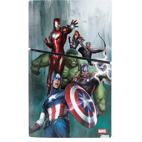 Marvel Avengers Assemble PS5 Slim Digital Edition Console Skin